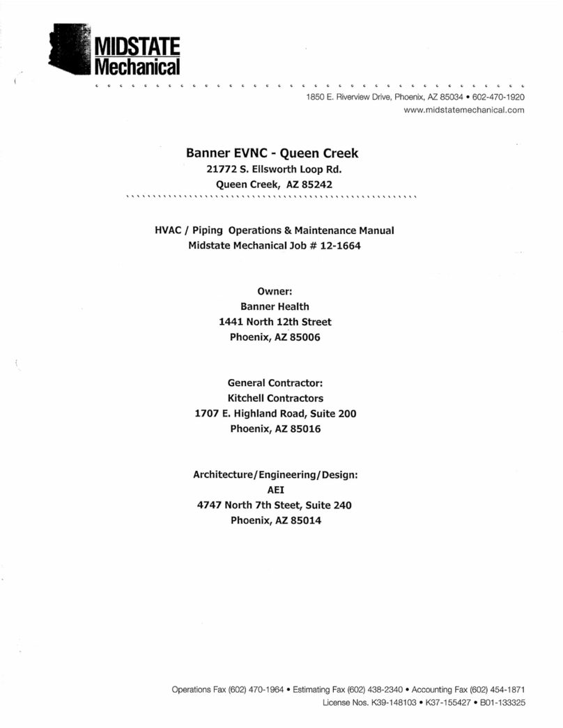 Trane Performance Climate Changer Installation and operating instructions