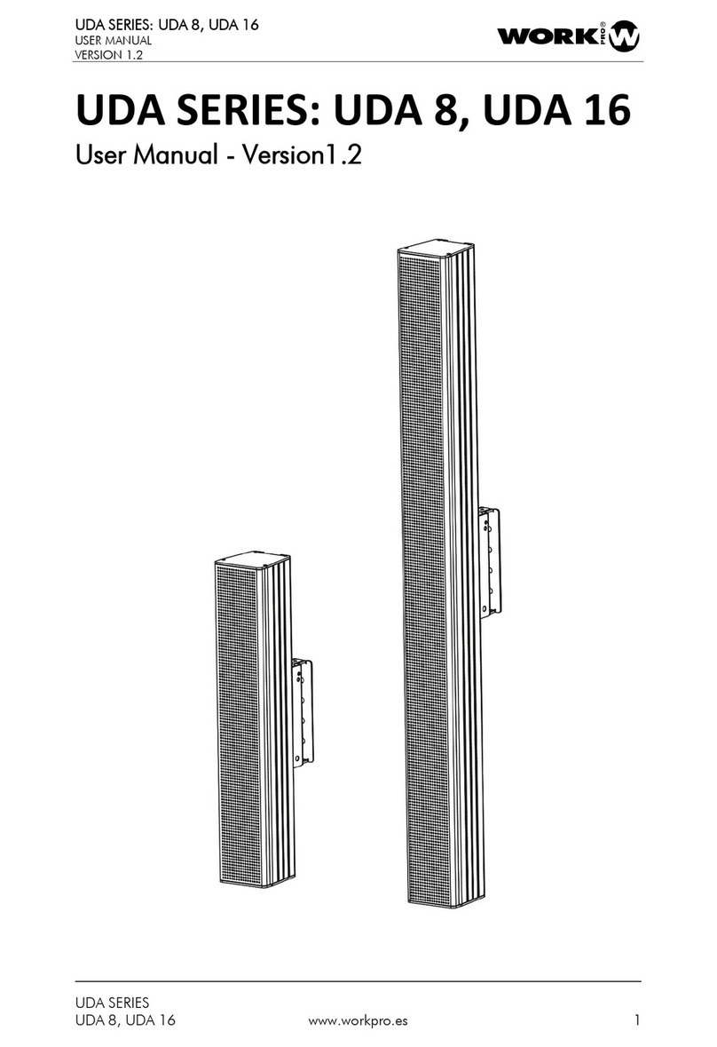 WorkPro UDA 8 User manual