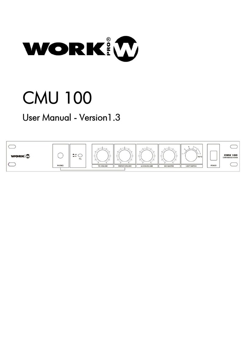 WorkPro CMU 100 user manual