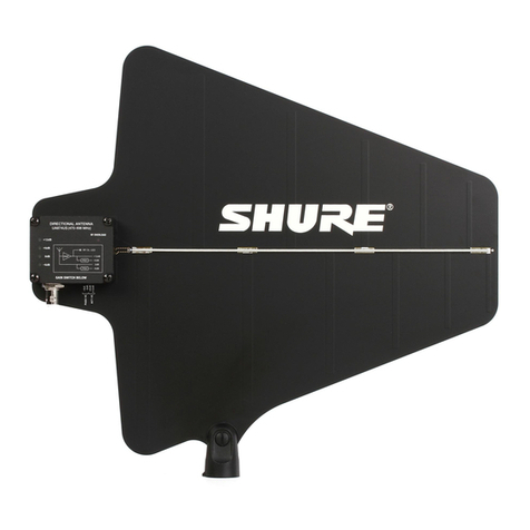 Shure UA874 User manual Shure UA874 User manual