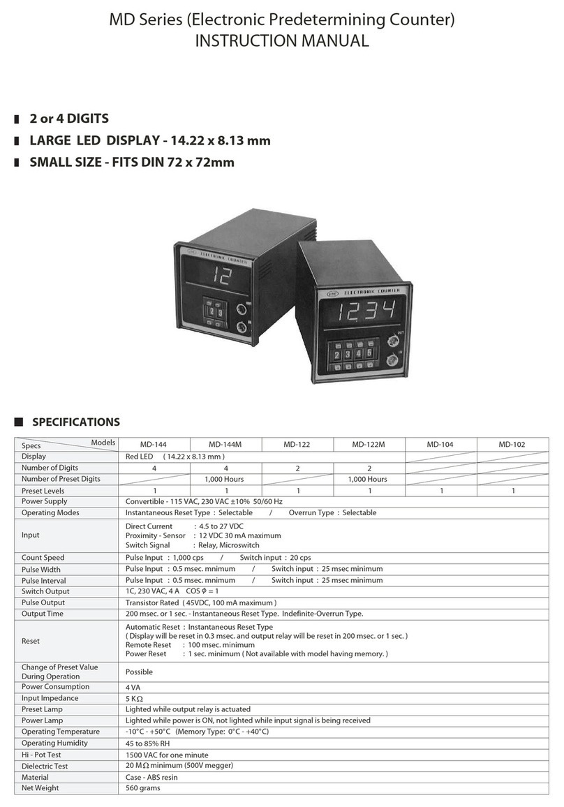 Line Seiki MD Series instruction manual