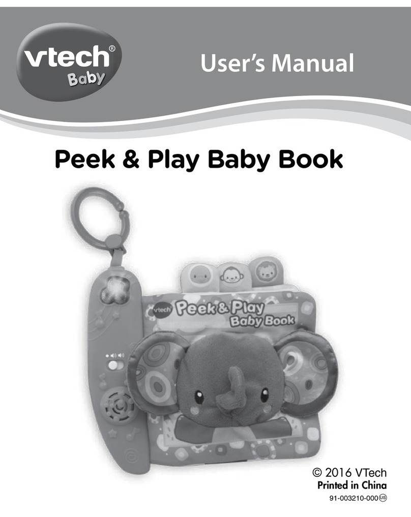 V-tech Peek & Play Baby Book User manual