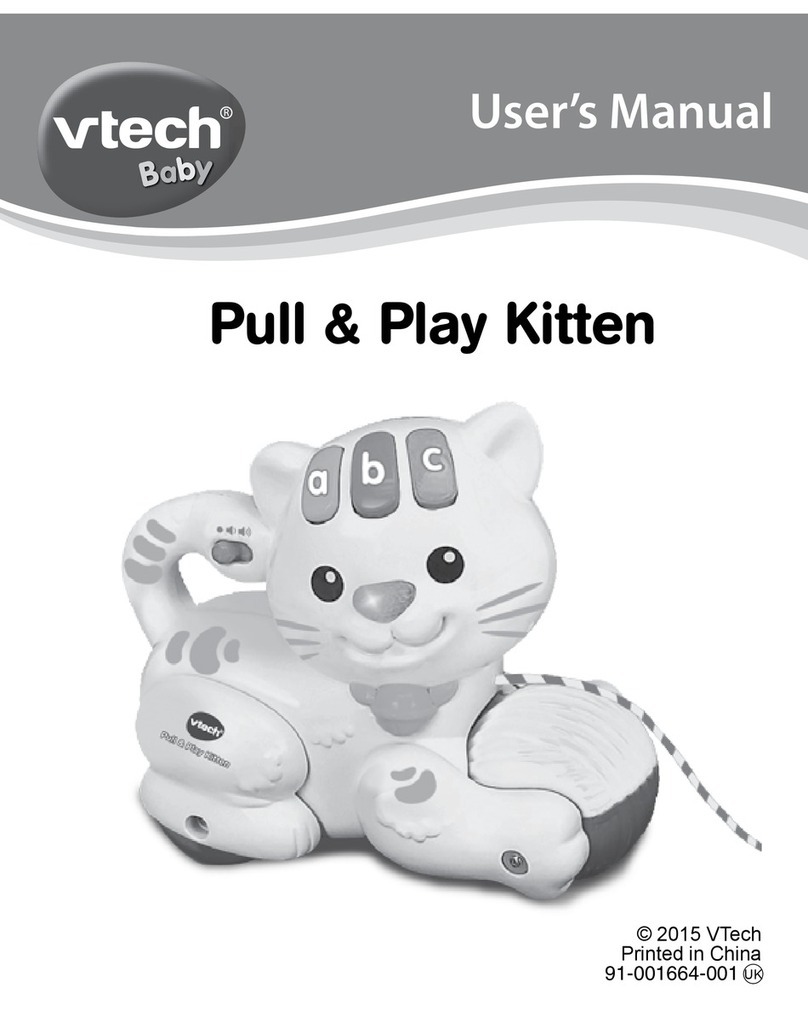 V-tech Pull & Play Kitten User manual