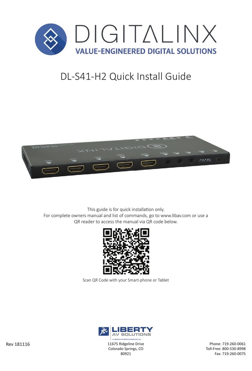 DigitaLinx DL-S41-H2 User manual