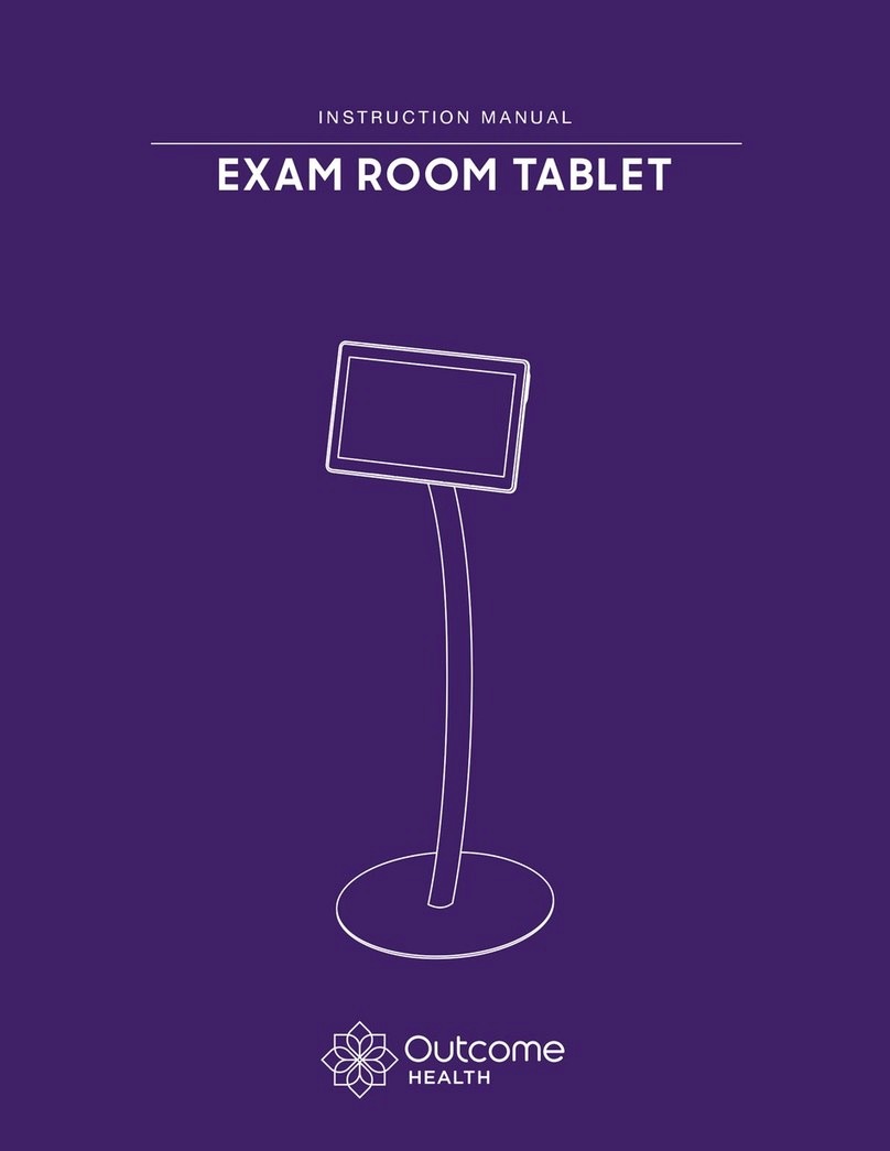Outcome Health EXAM ROOM TABLET instruction manual Outcome Health EXAM ROOM TABLET instruction manual