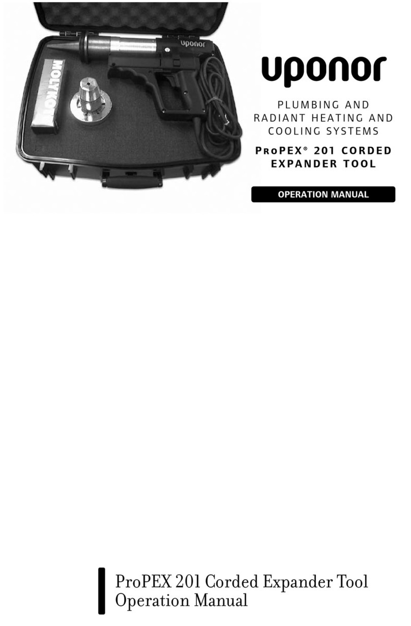 Uponor ProPEX 201 Operation manual