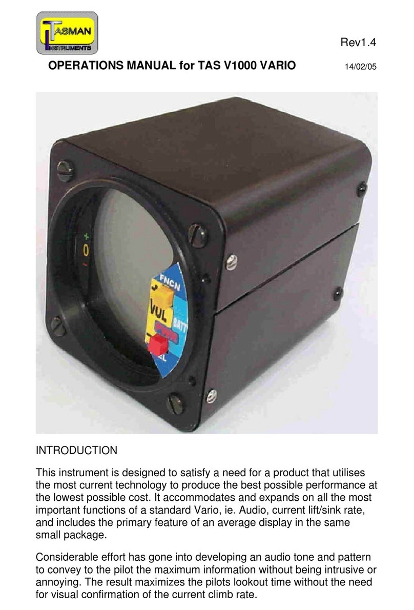 Tasman TAS V1000 VARIO Operation manual