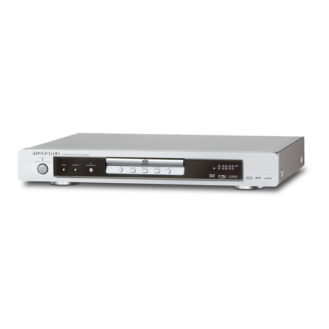 Marantz SUPER AUDIO CD/DVD PLAYER DV6600 Service manual