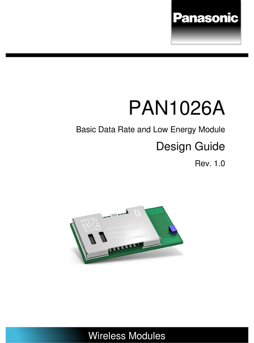 Panasonic PAN1026A Guide Panasonic PAN1026A Guide