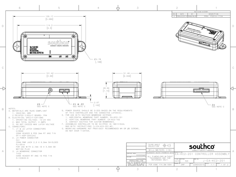 Southco EA-KC2-201 Instructions for Programming