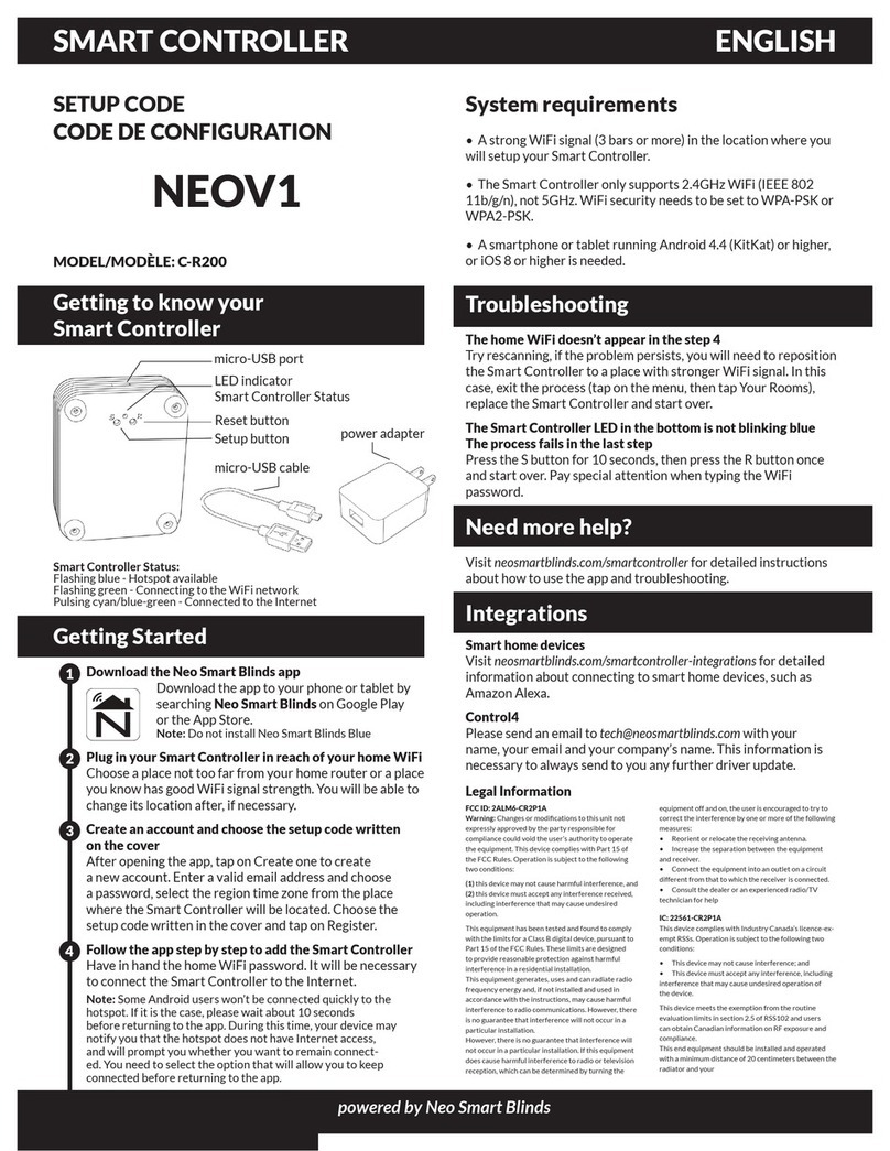NEO C-R200 User manual