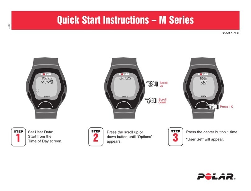 Polar Electro M Series Programming manual Polar Electro M Series Programming manual