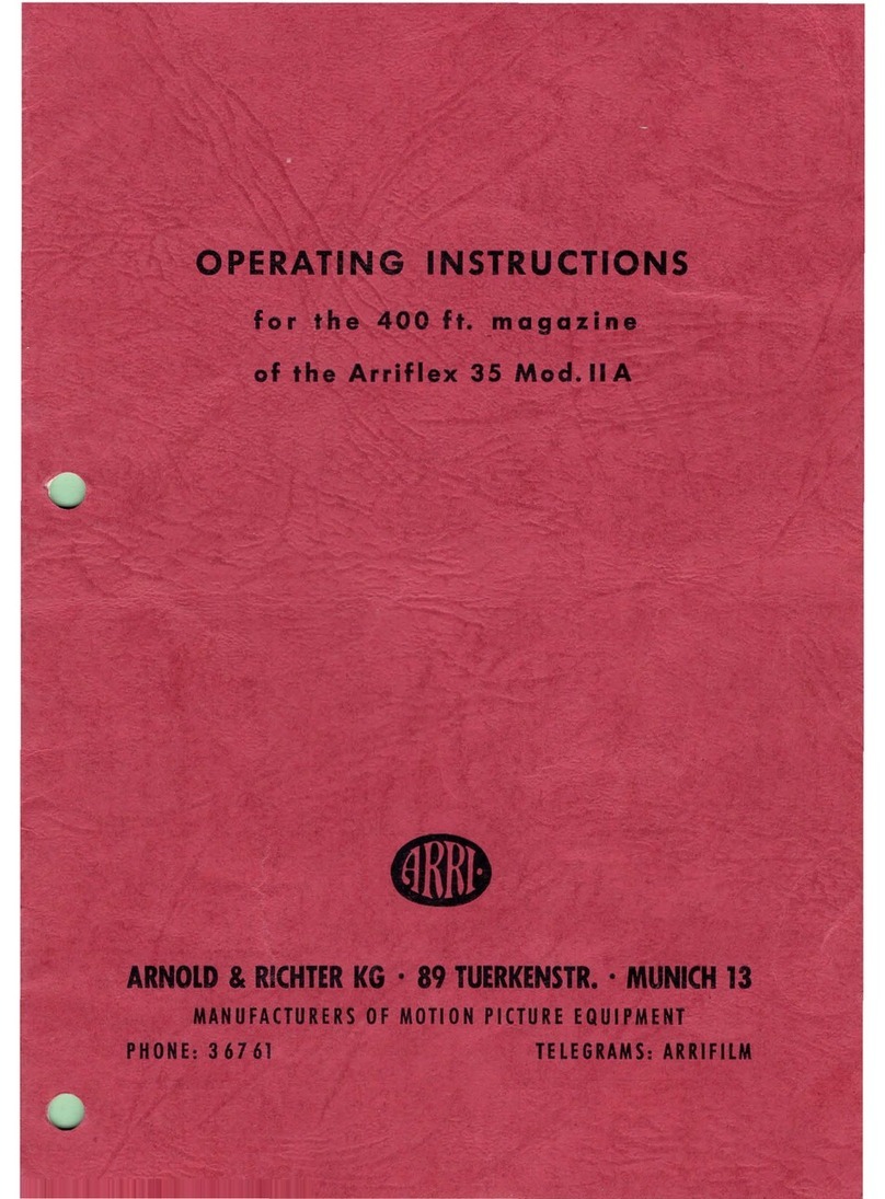 ARRI arrilux 400 lighthouse operating instructions