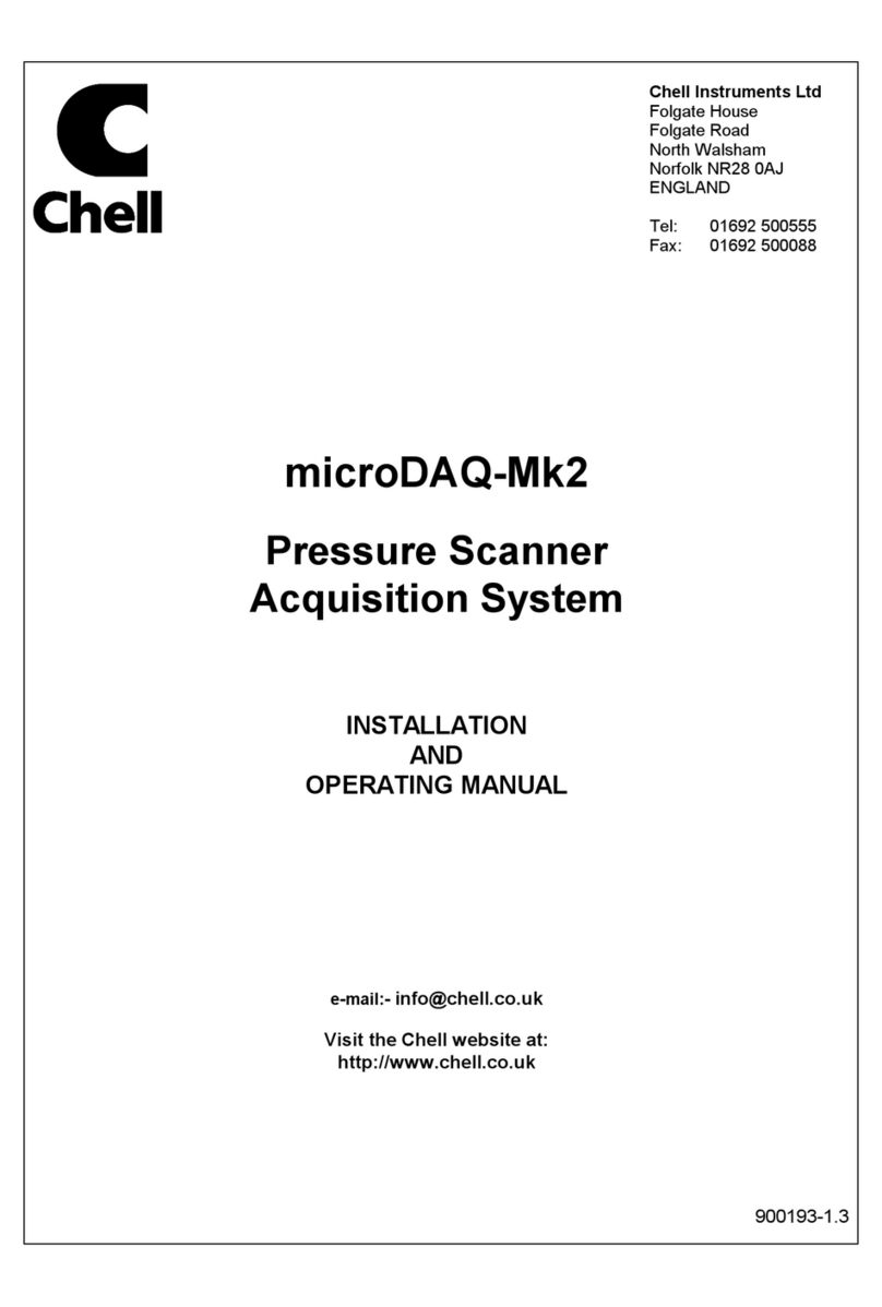 Chell microDAQ-Mk2 Installation and operating manual