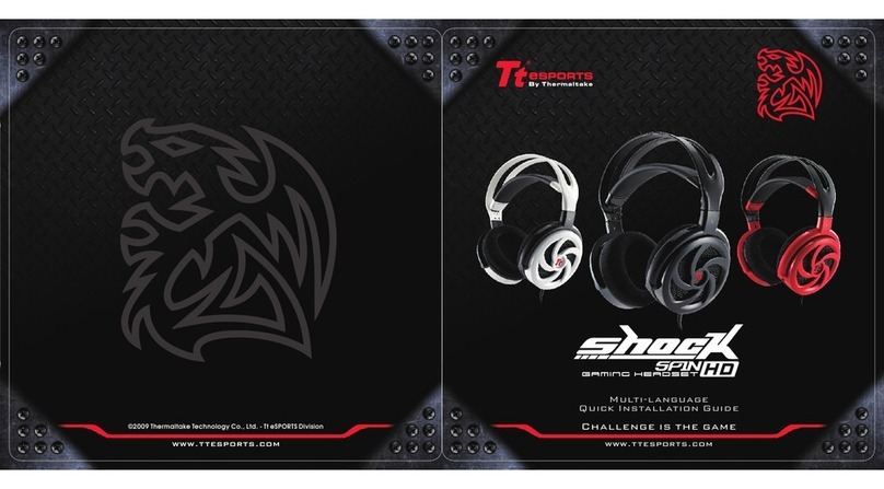 Ttesports Shock Spin HD Quick installation guide