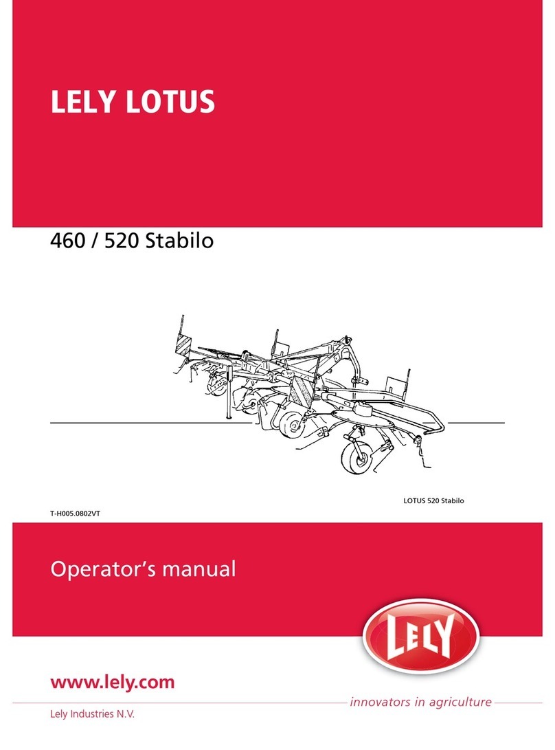 LELY LOTUS 460 Stabilo Operator's manual