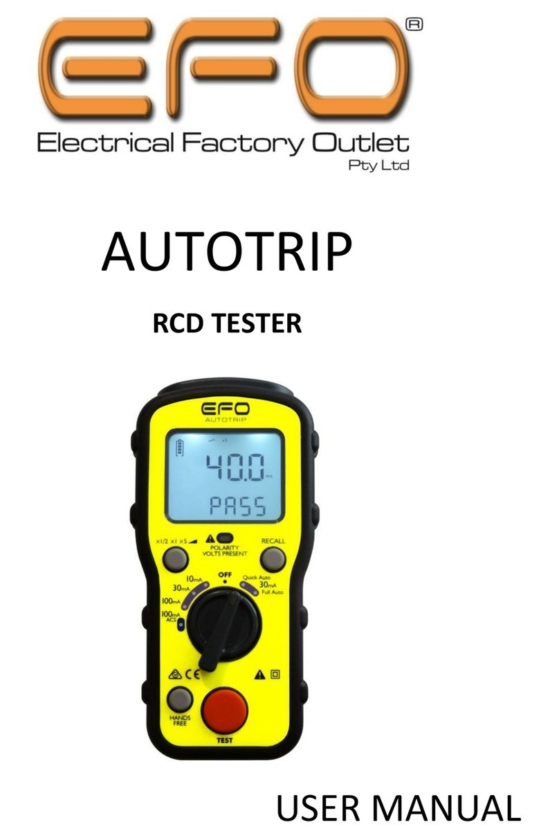 Electrical Factory Outlet AUTOTRIP user manual
