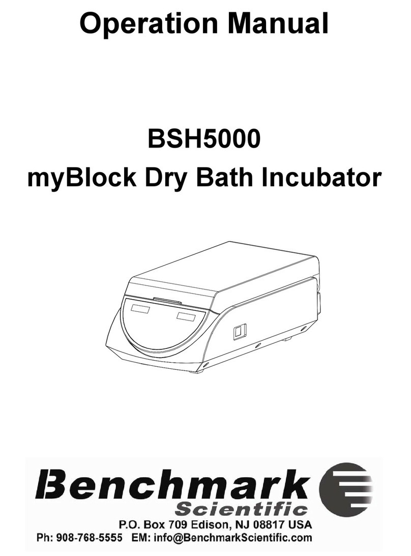 Benchmark Scientific BSH5000 operating manual