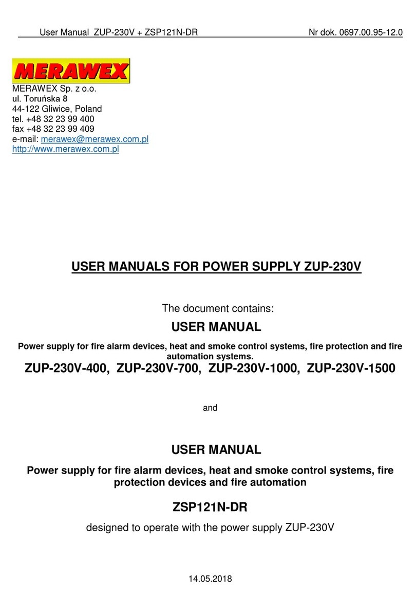 MERAWEX ZUP-230V user manual