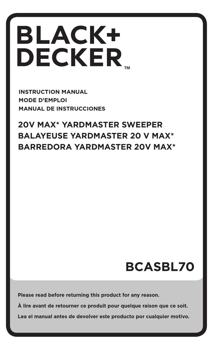 BLACK DECKER YARDMASTER BCASBL70 User manual