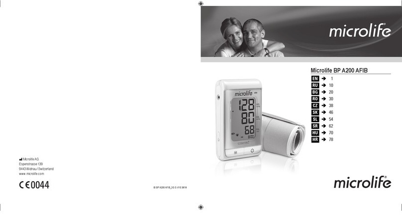 Microlife BP A200 AFIB User manual