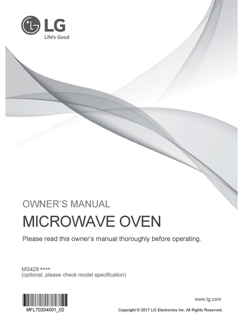 LG MS429 SERIES owner's manual