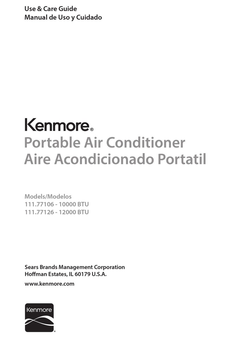 Kenmore 111.77106 User manual