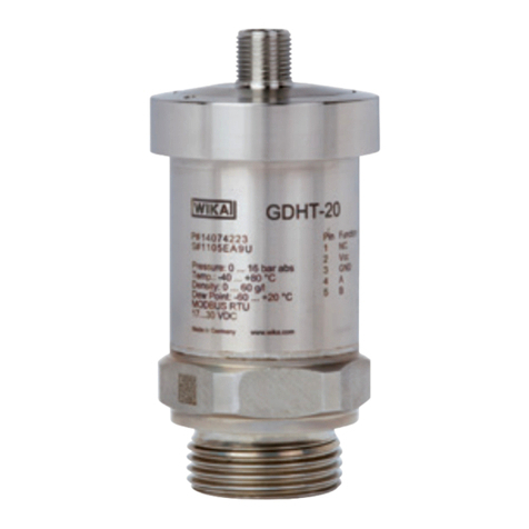 WIKA GDT-20 User manual