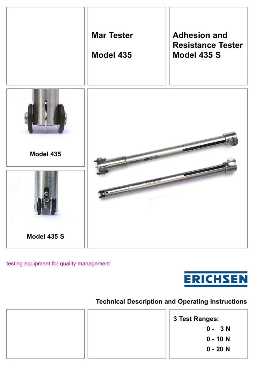ERICHSEN 435 operating instructions