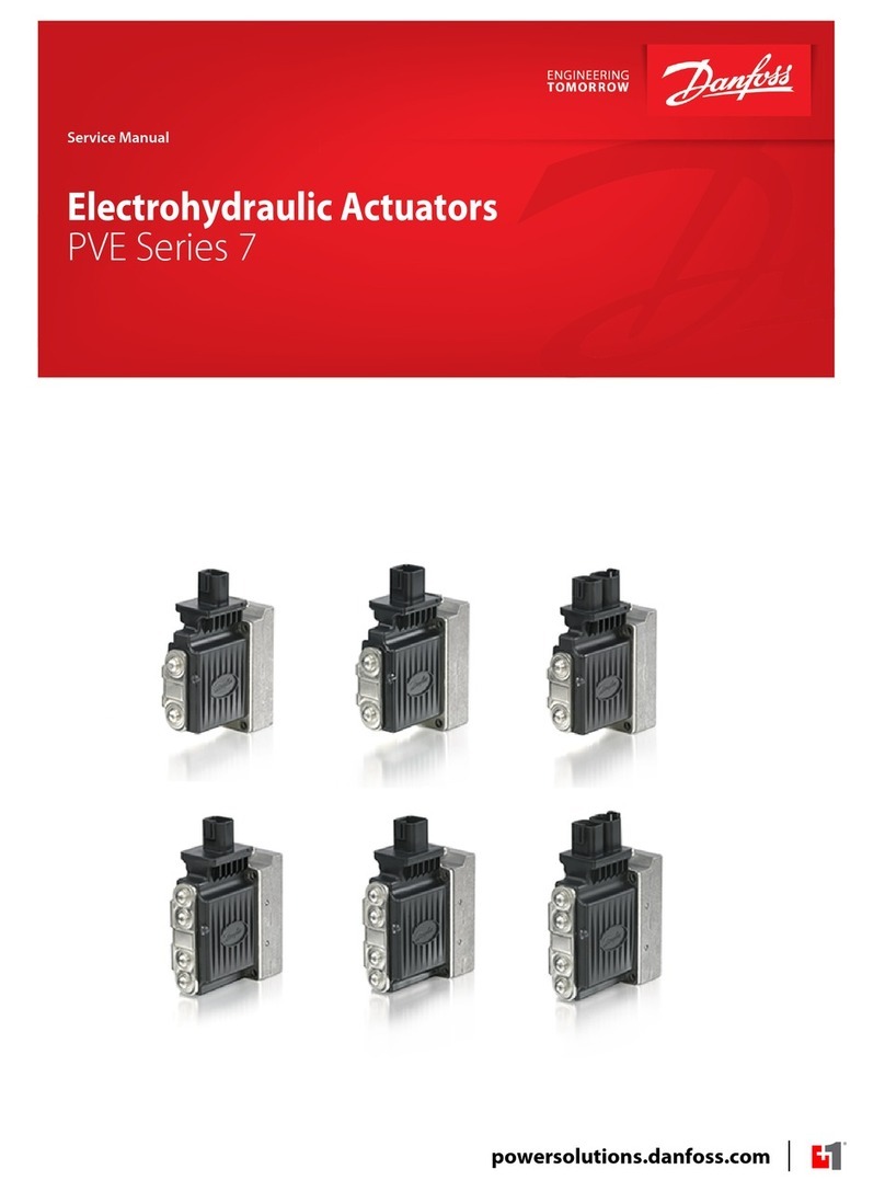 Danfoss PVE 7 Series Service manual