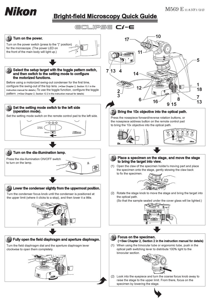 Nikon Eclipse Ci-E User manual Nikon Eclipse Ci-E User manual