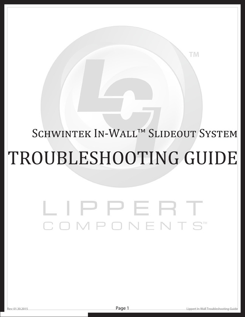 Lippert Components In-Wall Slide-Out troubleshooting guide