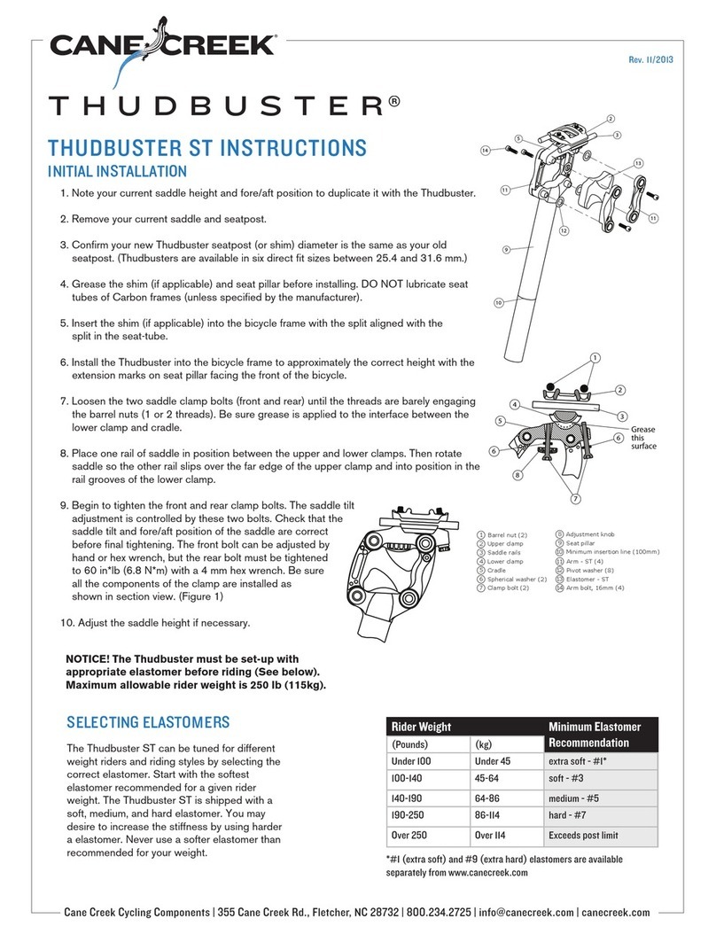 Cane Creek THUDBUSTER ST User manual
