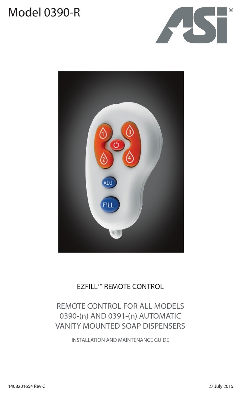 ASI EZFILL 0390-R Installation and maintenance guide