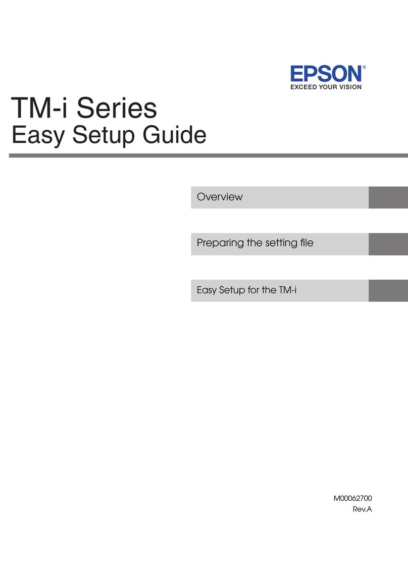 Epson TM-i Series Quick start guide
