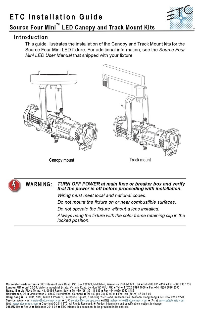 ETC Source Four Mini LED User manual