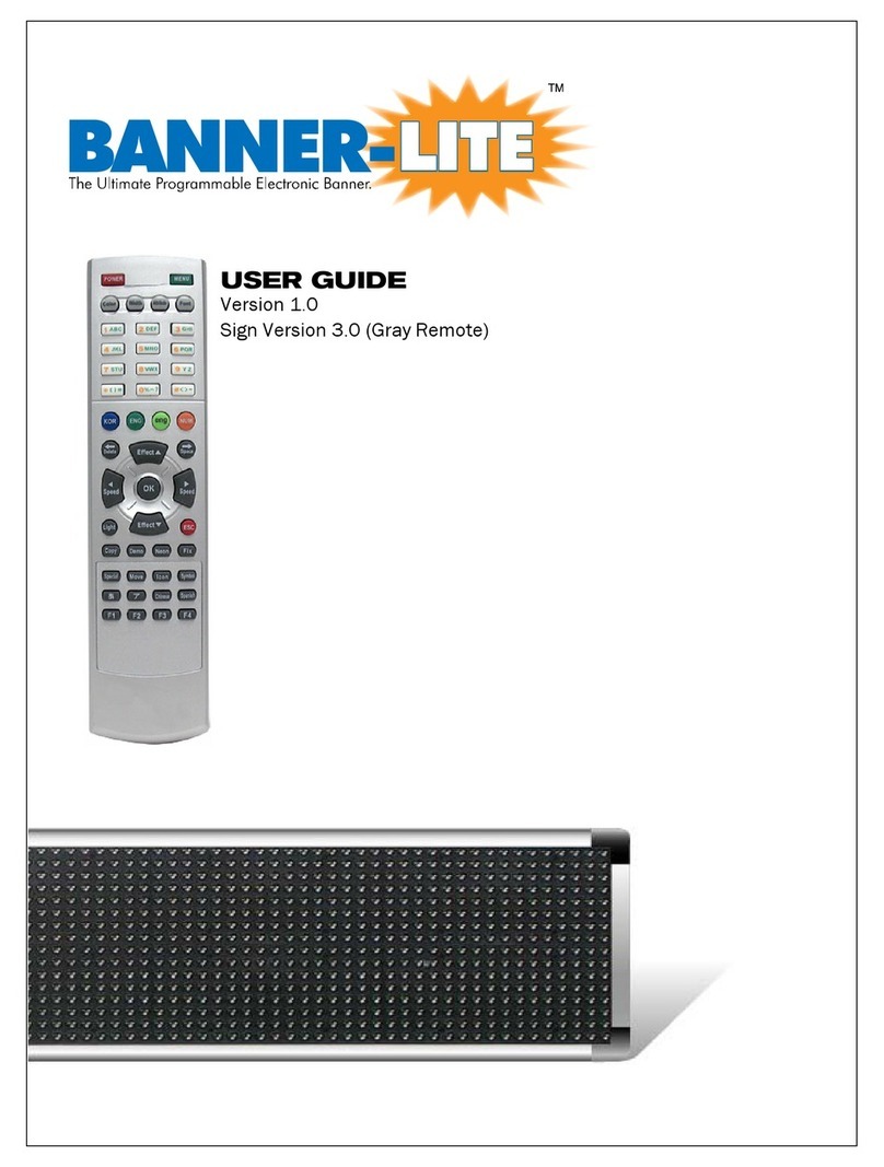 ProLite Banner-Lite User manual
