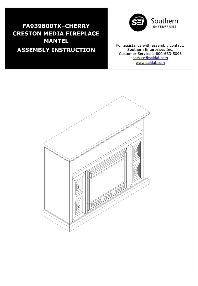 Southern Enterprises FA939800TX Assembly instruction Southern Enterprises FA939800TX Assembly instruction
