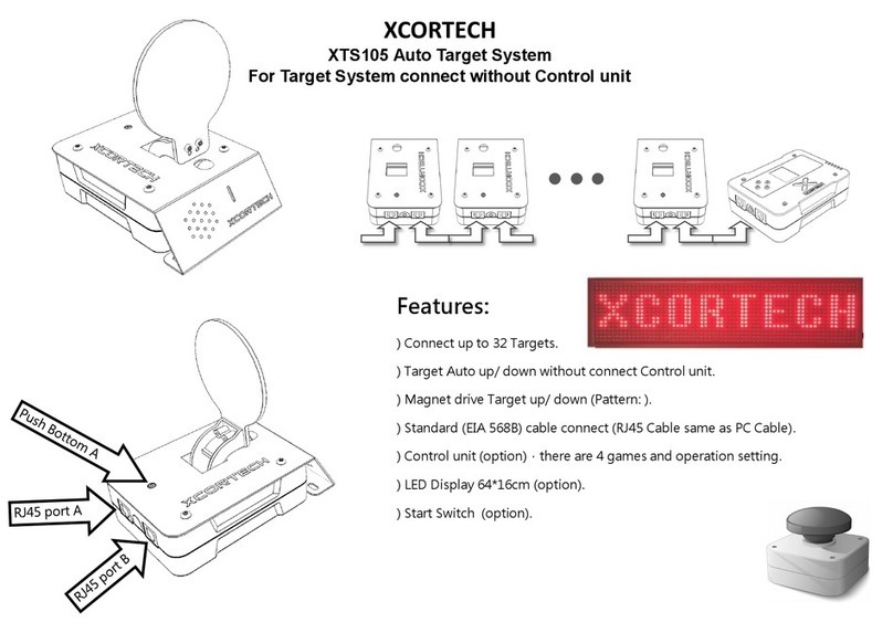 Xcortech XTS105 manual