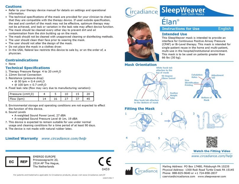 Circadiance SleepWeaver Elan Instructions for use