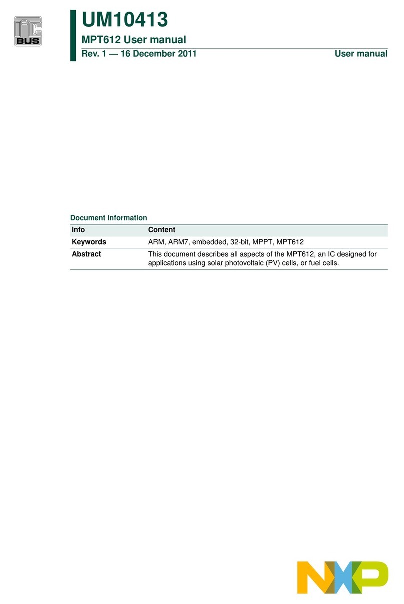 NXP Semiconductors MPT612 User manual