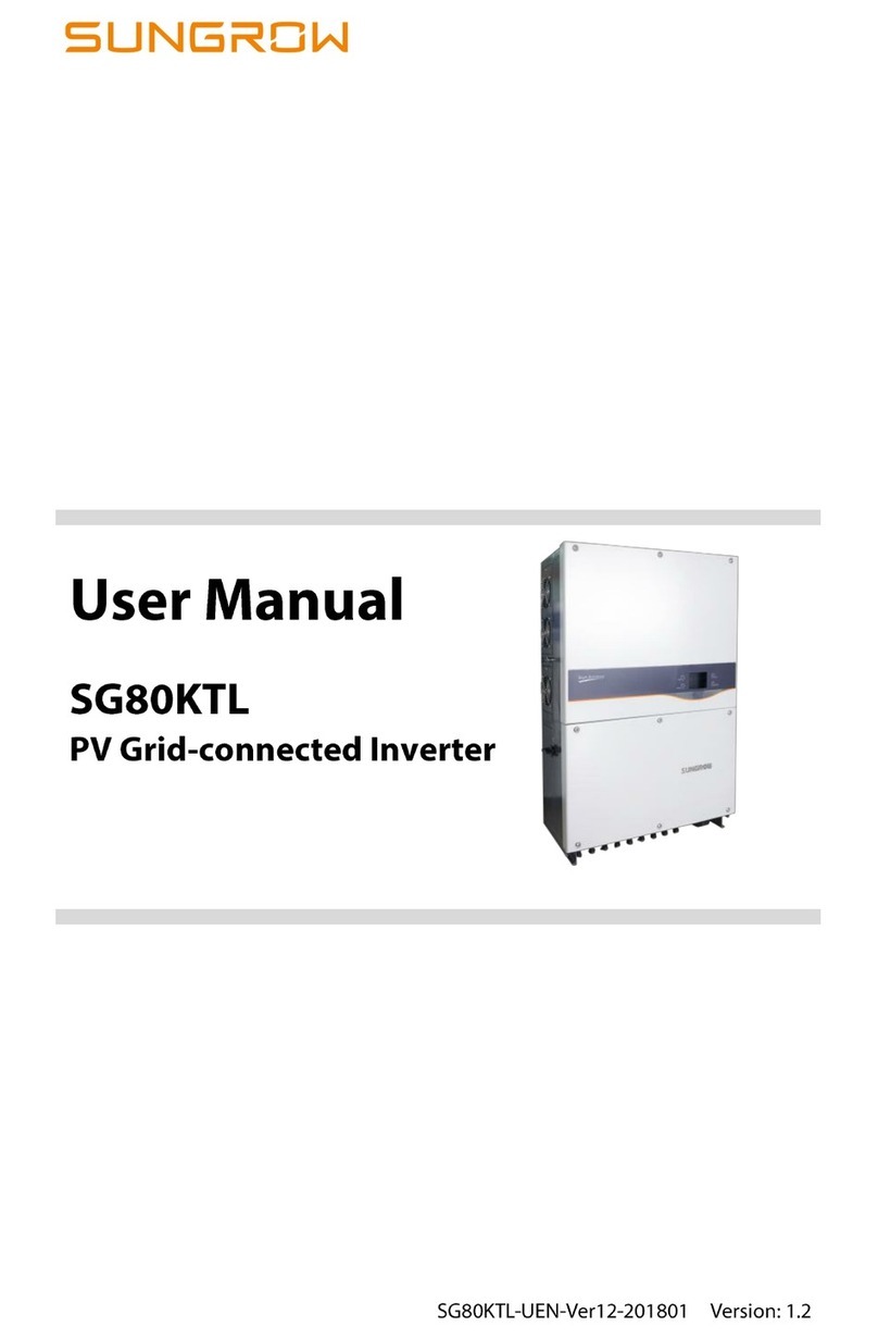 Sungrow SG80KTL User manual