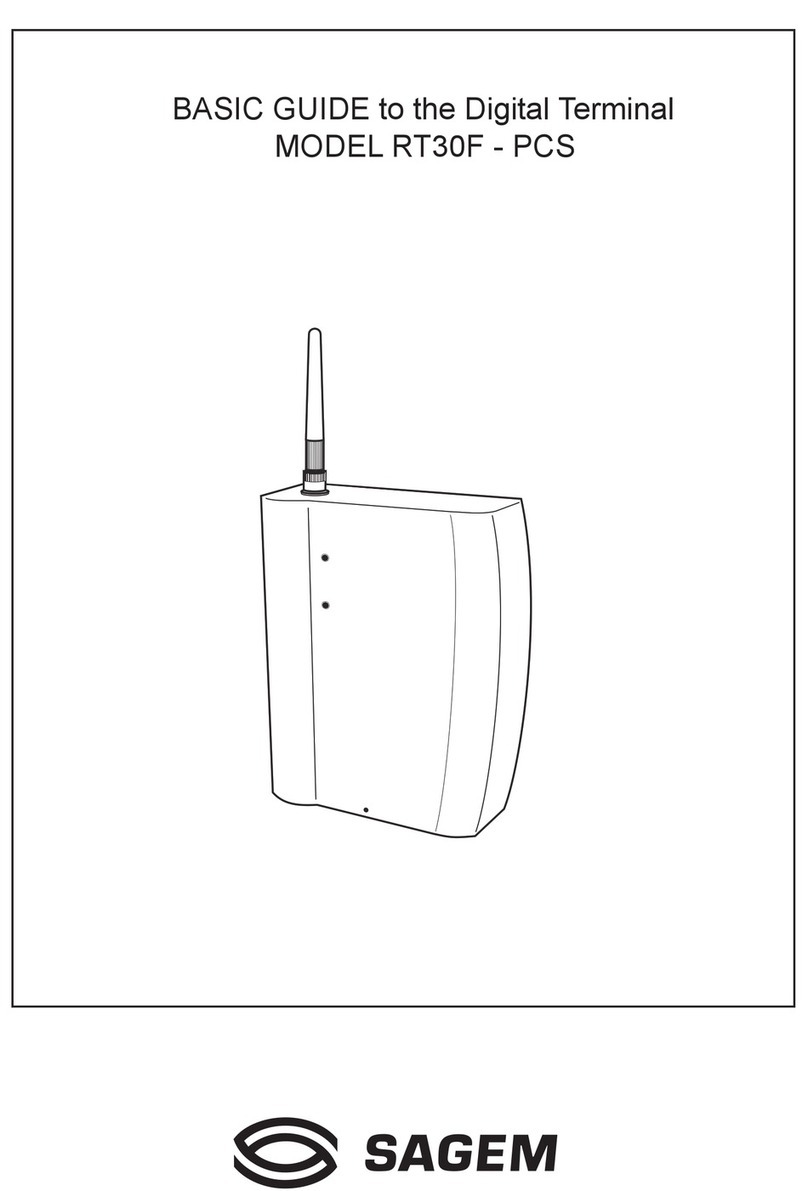 Sagem RT30F - PCS User guide