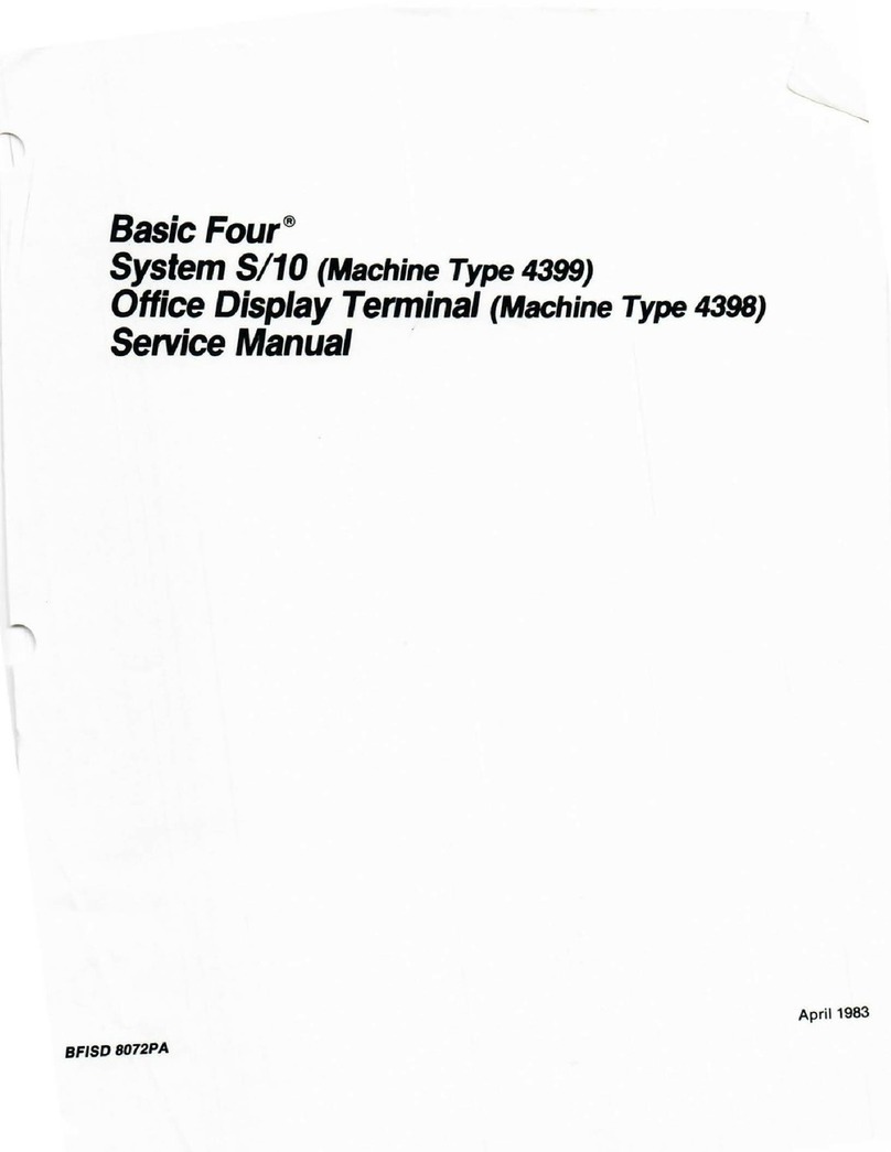 MAI Basic Four 4399 Service manual