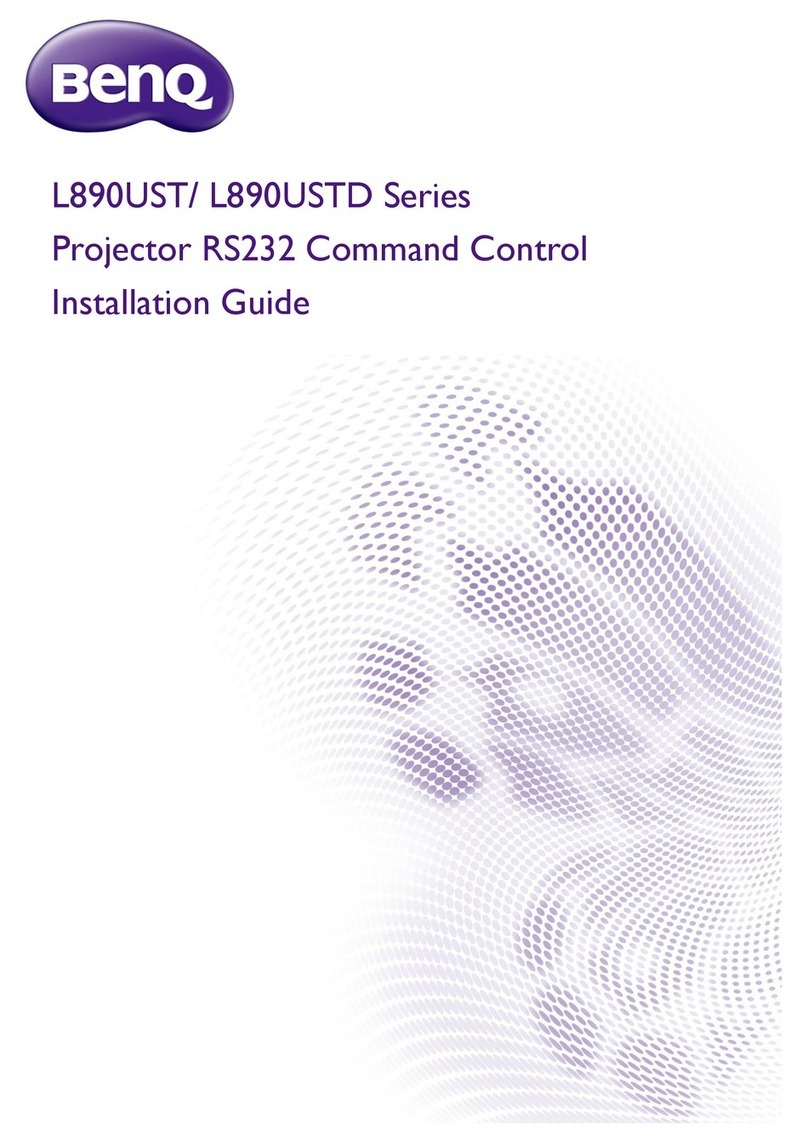 BenQ L890UST Series Operating and maintenance instructions