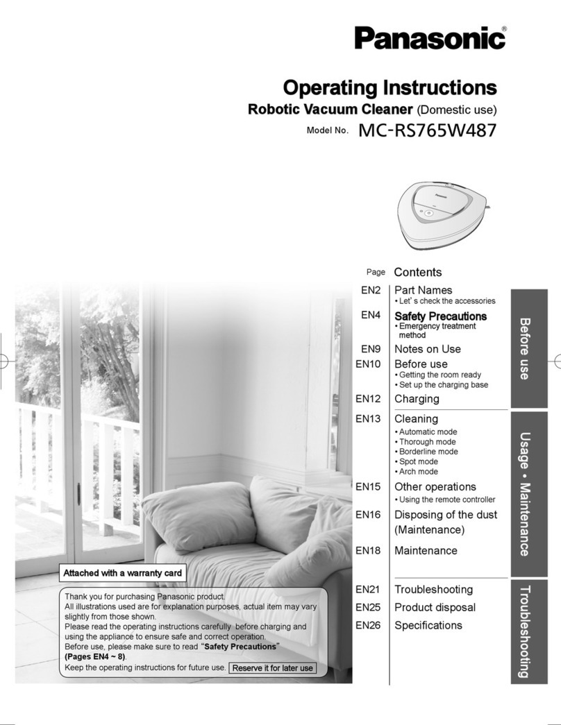 Panasonic MC-RS765W487 operating instructions