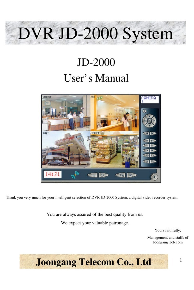 Joongang Telecom Co., Ltd JD-2000 user manual