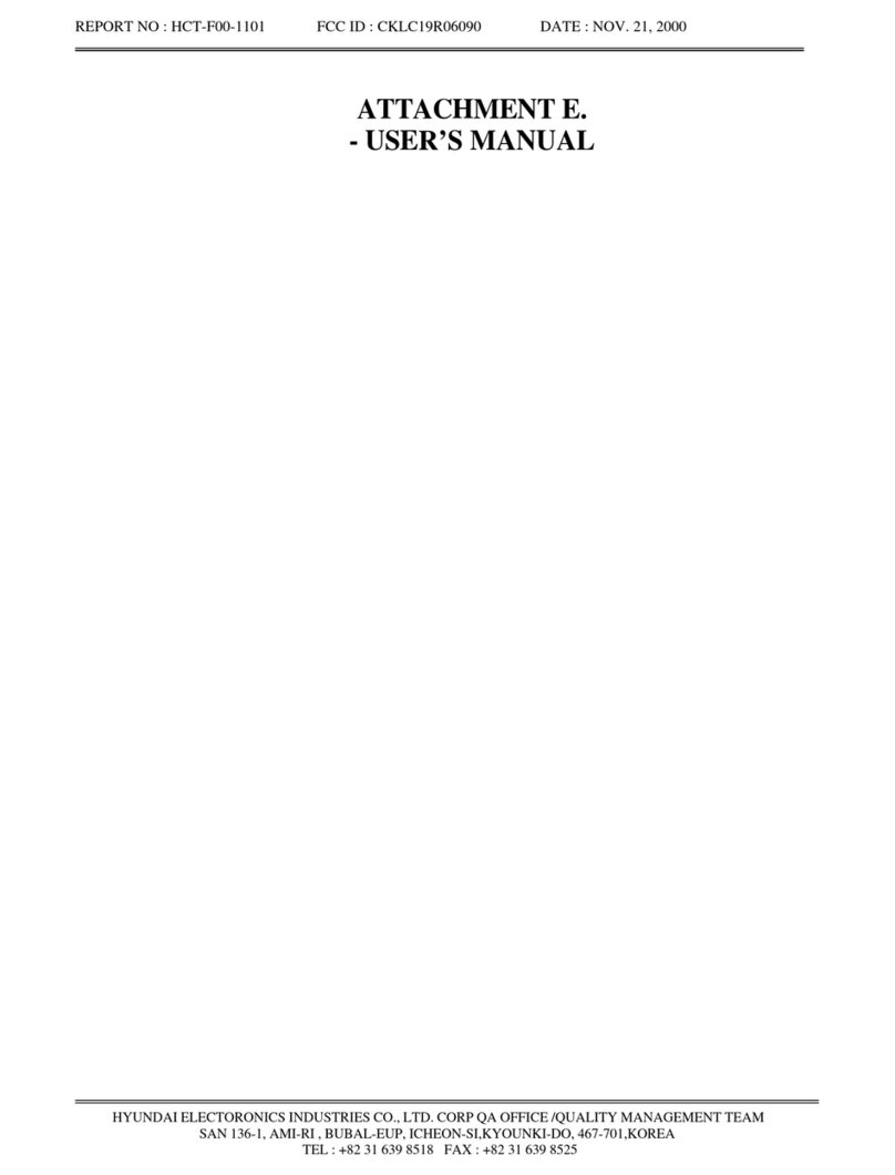 Hyundai ImageQuest P990+ User manual