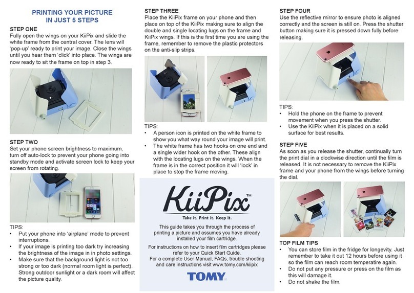 Tomy KiiPix User manual