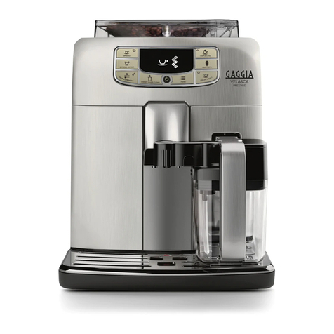 Gaggia Milano VELASCA PRESTIGE RI8263 user manual